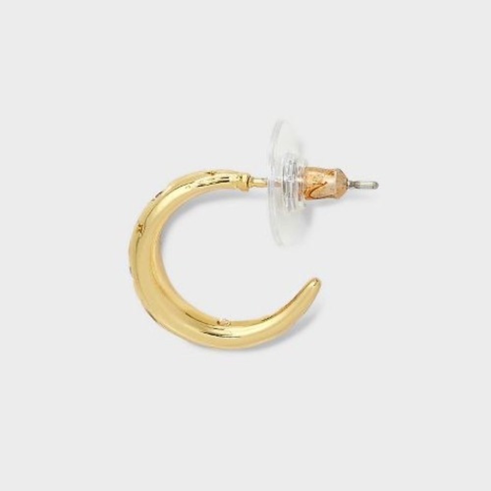 SUGARFIX by BaubleBar Party 101 New Year's Disco 3 Pair Earring Set - Gold - NWT - Picture 3 of 8